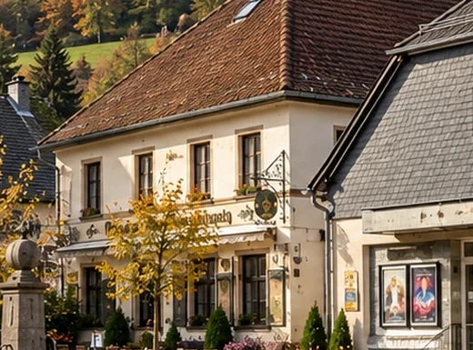 Traditioneller Gasthausbereich